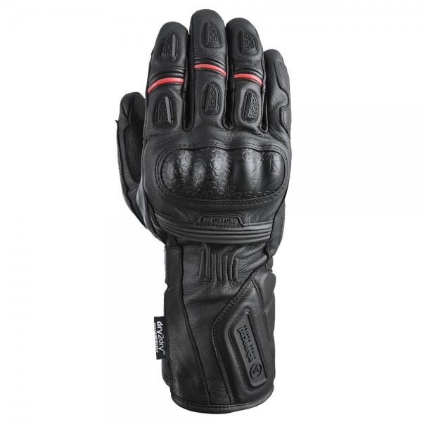 Oxford Mondial Long Mens Gloves Tech Black